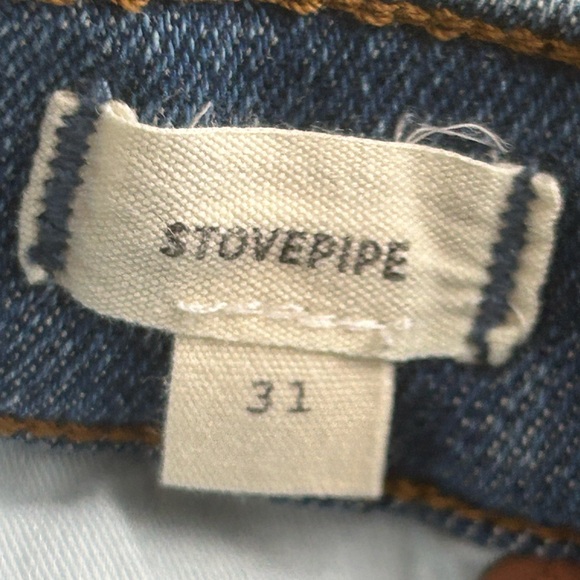 Madewell Stovepipe High Rise Jeans In Auraria wash- Women's Size 31 - Picture 5 of 14